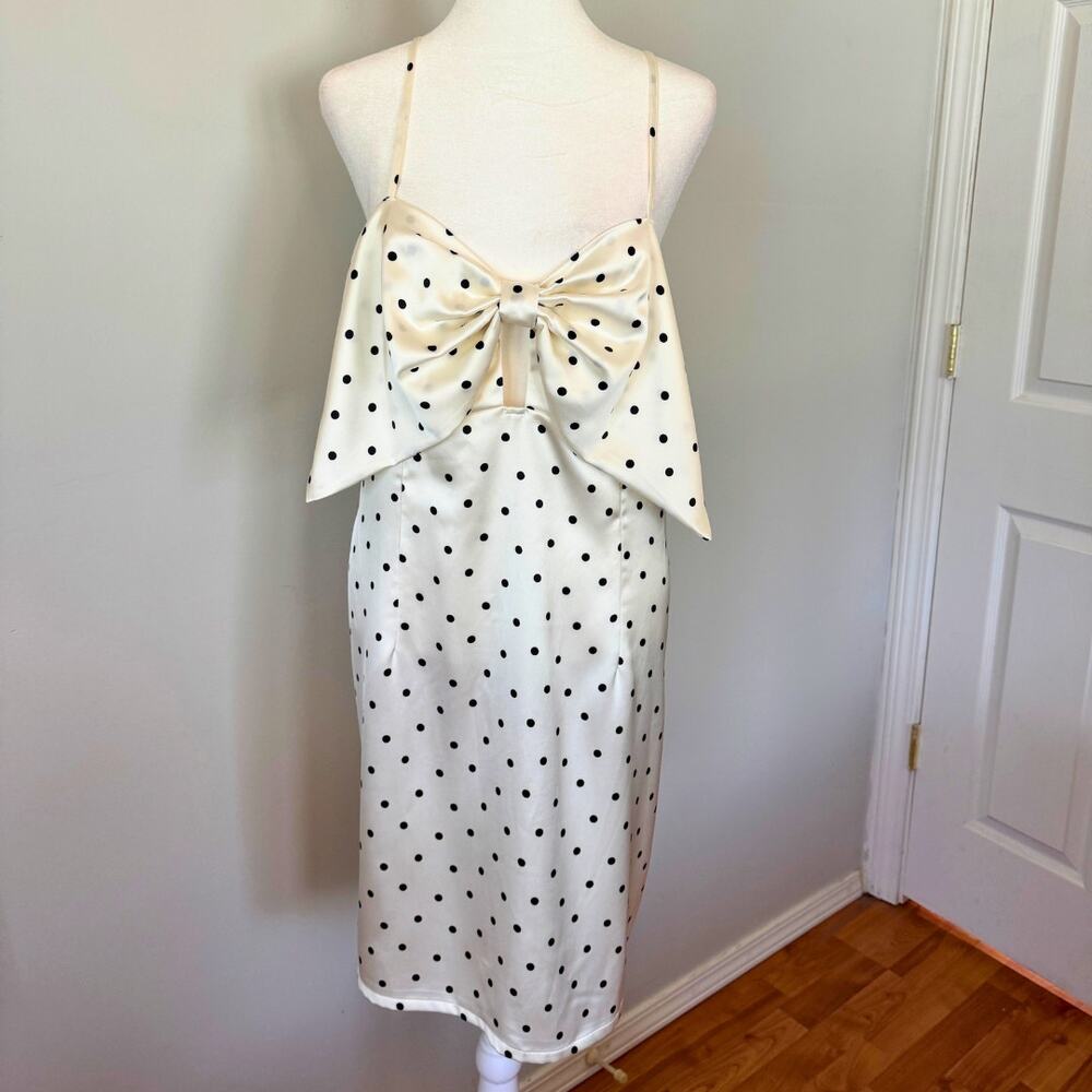 NWT Wild Fable Polka Dot Bow Dress XL
